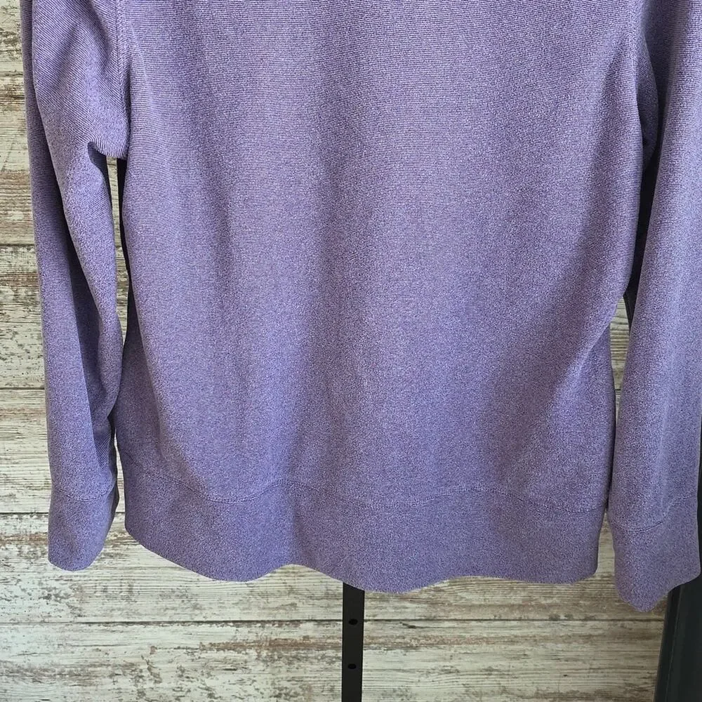 Adidas Golf Purple Fleece Full Zip Jacket Womens Size Large